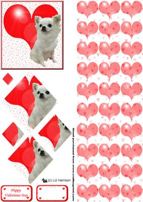 Chihuahua Heart Pyramid