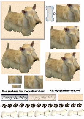 Scottie Dog Wheaten Pyramid