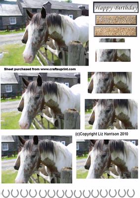 Horse Scene Pyramid