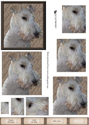 Fox Terrier Portrait Pyramid