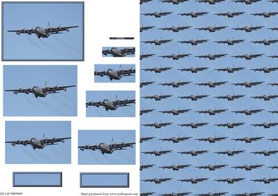 Plane Pyramid & Background Sheet