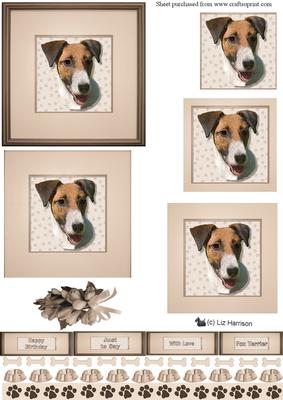 Fox Terrier,smooth,portrait Pyramid