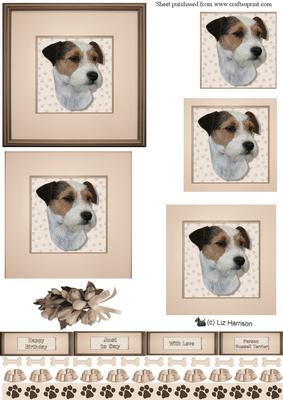 Parson Russell Terrier Portrait Pyramid