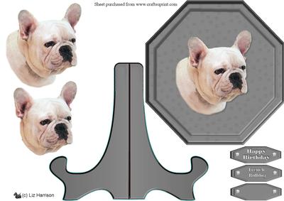 French Bulldog Plaque & Stand