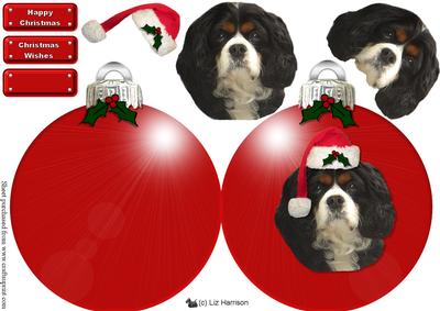 Cavalier King Charles Spaniel Christmas Bauble
