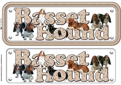 Basset Hound Name Sign