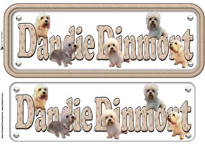 Dandie Dinmont Name Sign
