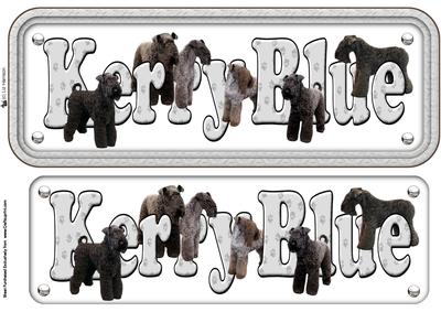 Kerry Blue Terrier Name Sign