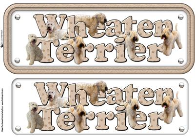 Soft Coaten Wheaten Terrier Name Sign