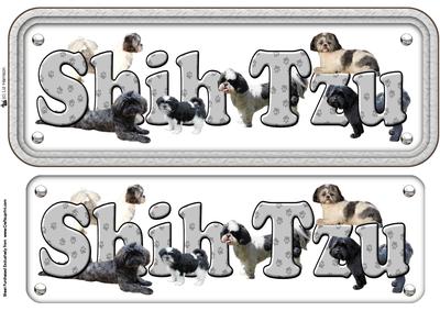 Shih Tzu Name Sign