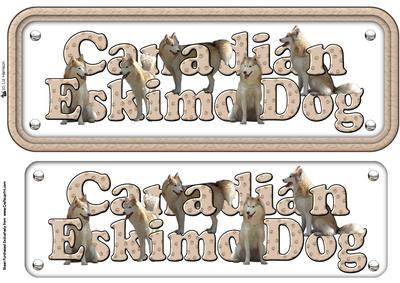 Canadian Eskimo Dog Name Sign