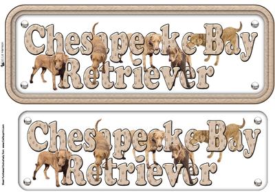 Chesapeake Bay Retriever Name Sign