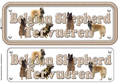 Belgian Shepherd Dog (tervueren) Name Sign