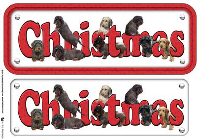 Dachshund, Wire Haired,christmas Sign