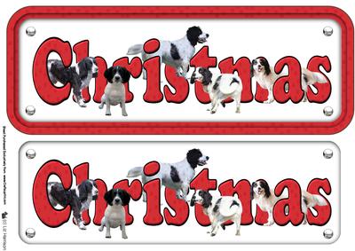 Sprocker Christmas Sign