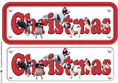 Sprocker & Hats Christmas Sign