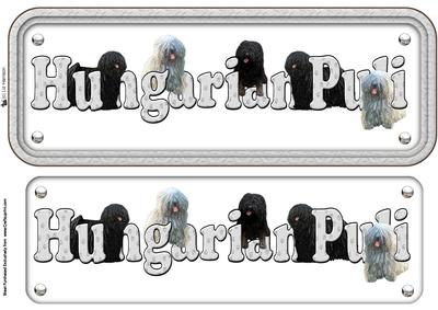 Hungarian Puli Name Sign