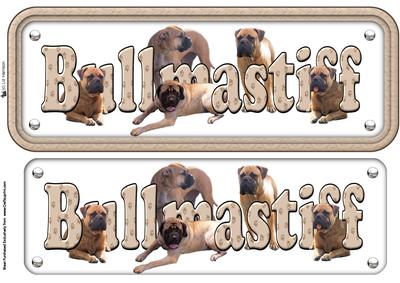Bullmastiff Name Sign