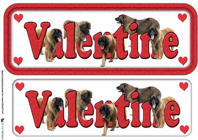 Leonberger Valentine Sign