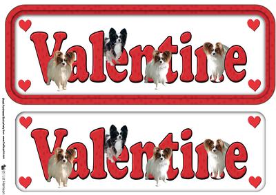 Papillon Valentine Sign