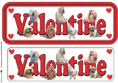 Shih Tzu Valentine Sign