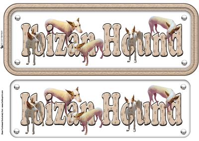 Ibizan Hound Name Sign