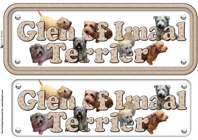 Glen of Imaal Terrier Name Sign