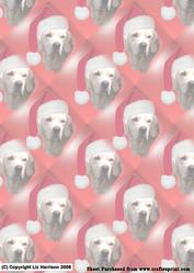 Golden Retriever Christmas Bauble Background