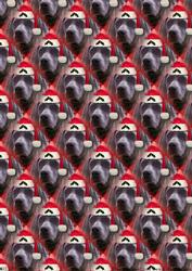 Weimaraner Christmas Bauble Background