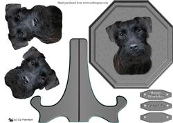 Patterdale Terrier Plaque & Stand