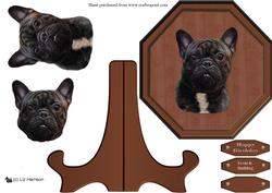 French Bulldog Plaque & Stand