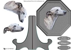 Whippet Plaque & Stand