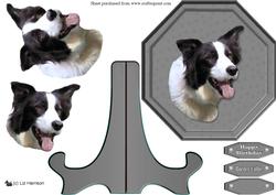 Border Collie Plaque & Stand