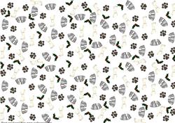 Bowls,bones & Pawprint Christmas Background
