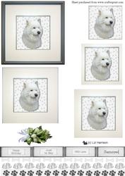 Samoyed Portrait Pyramid