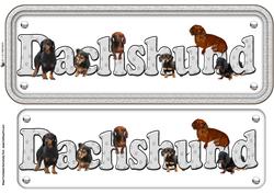 Dachshund Name Sign