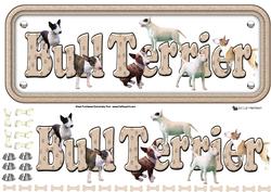 Bull Terrier Name Sign 3D