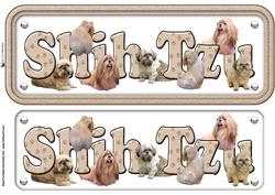 Shih Tzu Name Sign