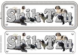 Shih Tzu Name Sign