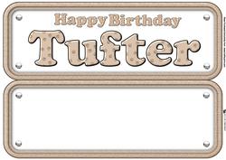 Tufter Name Signinsert