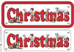 Greyhound Christmas Sign