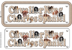 Cavalier King Charles Spaniel Name Sign