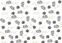 Bones,bowls & Paws Background