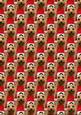 Yorkshire Terrier Christmas Bauble Background