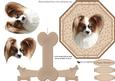 Papillon Plate Shaped Card & Stand