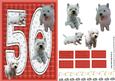Westie 50th Birthday Card