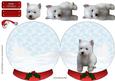 Westie Puppy Christmas Snow Globe