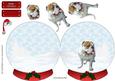 Bulldog Christmas Snow Globe