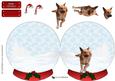 Canaan Dog Christmas Snow Globe