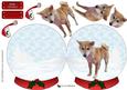 Japanese Shiba Inu Christmas Snow Globe
